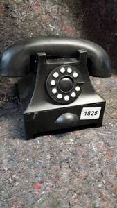 lot 1825 image: Metal Telephine Decor with Drawer