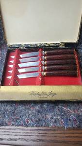 lot 1830 image: Set of 5 Washington Forge Steak Knives