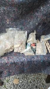 lot 1844 image: Large Lot of Wood Craft Pieces