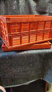 lot 1855 image: Pair of Foldable Crates