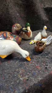 lot 1861 image: Lot Of Ceramic Ducks,