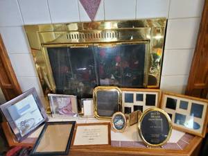 lot 3581 image: Picture frames and a photo album