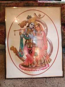 lot 3592 image: Indian themed wall art