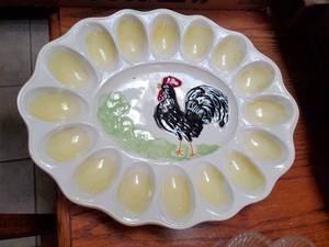 lot 3643 image: Deviled egg platters