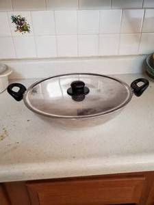 lot 3651 image: Raja cooking pan wlid