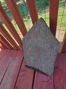lot 3793 image: Large rock 14 H X 9 W X 2 12 D