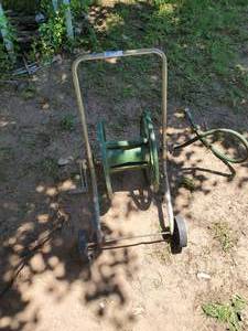 lot 3844 image: Garden hose reel cart