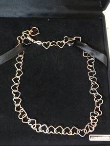 lot 37195 image: Sterling Heart Necklace