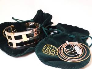 lot 37213 image: Unique RLM Studio  Copper - Brass - Sterling  Necklace & Bracelet