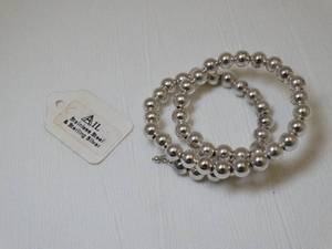 lot 37248 image: Stainless Steel and Sterling Necklace