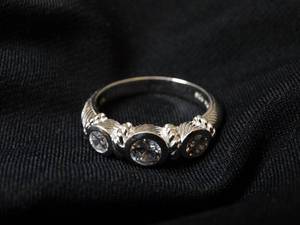 lot 37319 image: Sterling Ring with Cubic Zirconia