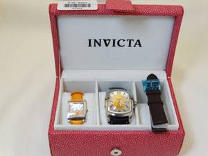 lot 37323 image: Set of InVicta Mens and Womens Watches w extra Band