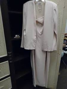 lot 37388 image: AfterDark Beaded Dress with Matching Jacket and Beaded Jewelry