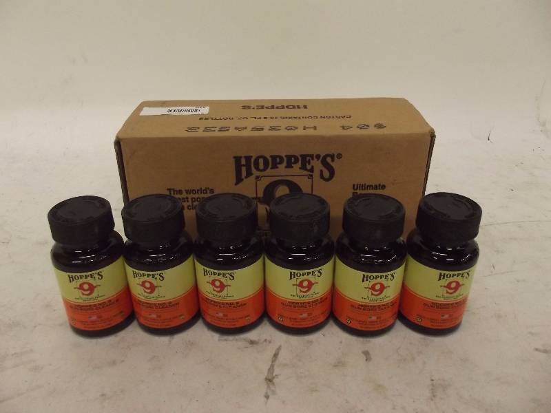 lot 622 image: Lot of 6 Hoppes Gun Bore Cleaner
