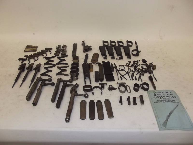 lot 625 image: Mauser Rifle Parts