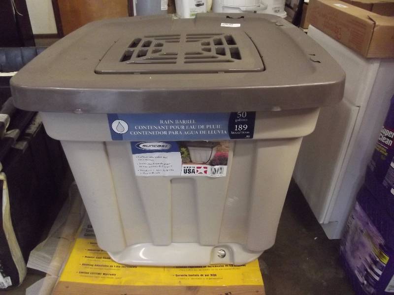 lot 5036 image: SUNCAST RAIN BARREL
