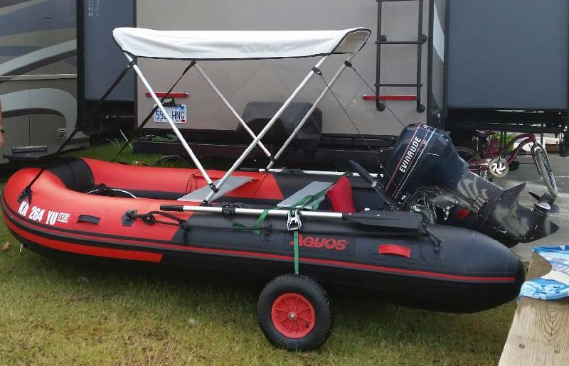 lot 602 image: 11 Inflatable Boat Zodiac Style