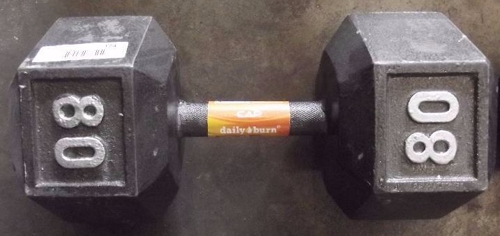 lot 374 image: NEWCap 80 lb Weight