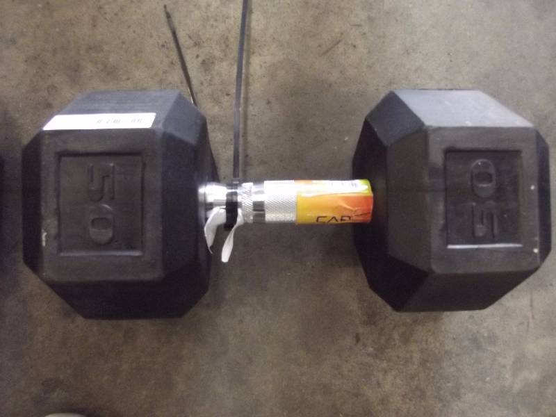 lot 378 image: NEWCap 50 lb Weight