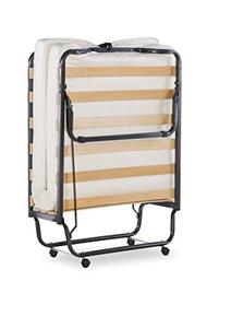 lot 12473 image: Linon Home Dcor Linon Memory Foam Luxor Folding Bed, Twin, Beige