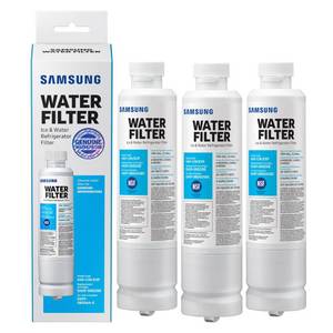 lot 12482 image: Water Filter for Select Samsung Refrigerators (3-Pack) 49.95 Retail