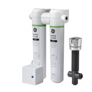 lot 12508 image: Ge Twist And Lock Under Counter Dual Flow Water Filtration System 99.99