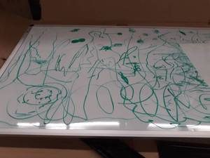 lot 12518 image: dry erase broad two sided