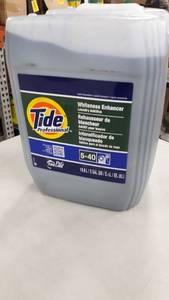 lot 12552 image: P&g Pro Line� Tide� Professional Whiteness Enhancer 5 Gal 101.06