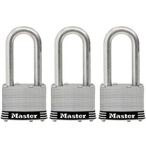 lot 12563 image: Master Lock 3.625-in Long Shackle Key Padlock. 35.40