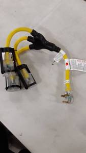 lot 12564 image: voltec 20 amp 3 outlet generator adapter