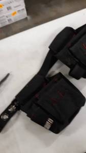 lot 12567 image: tool belt with pouches 39.99