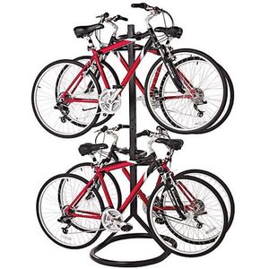 lot 12603 image: Racor Freestanding Bike Rack, Black