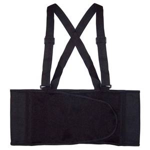 lot 12605 image: husky extra large adjustable hook and loop lumbar support belt with adjustable suspenders (fits waist size 46 to 56)