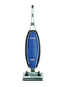 lot 12701 image: Oreck Magnesium RS Swivel-Steering Upright Vacuum Cleaner, with HEPA Filter Bag, Lightweight, LW1500RS, BlueBlack