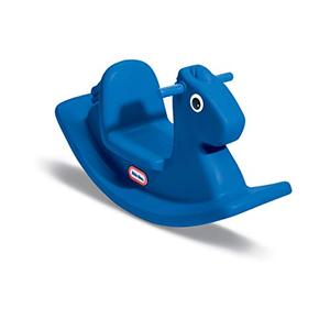 lot 12706 image: Little Tikes Rocking Horse Blue, 33.00 L x 10.00 W x 17.50 H Inches
