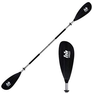 lot 12732 image: BENDING BRANCHES Whisper 2-Piece Snap-Button Recreational Kayak Paddle (Aluminium ShaftBlack Blade - 230cm)