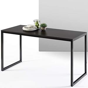 lot 12769 image: ZINUS Jennifer 55 Inch Black Frame Desk  Computer Workstation  Office Desk  Easy Assembly, Deep Espresso