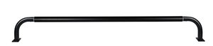 lot 12771 image: MERIVILLE 1-Inch Diameter Wraparound Blackout Curtain Rod, 48-Inch to 84-Inch, Black Finish