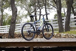 lot 12798 image: Huffy Hardtail Mountain Bike, Stone Mountain 24 Inch 21-speed, Lightweight, Dark
