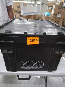 lot 12814 image: Black Crates