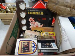 lot 37149 image: 8-track tapes, Vintage Magazines & all kinds of interesting paper ephemera & little things