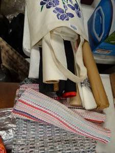 lot 37142 image: Vintage Velvet Painting Crafts - Some Finished Pieces - Patterns - Guides