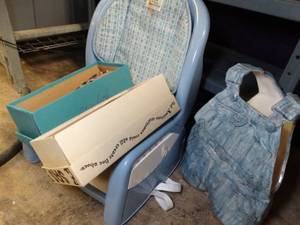 lot 37034 image: Brunswick Bowling Shoes  Planter  Kids Chair