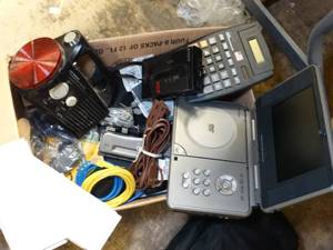 lot 37046 image: Lot of Interesting Electronic Items - Apple Mac Memory Modules  - Walkman - Car DVD Player - plus more