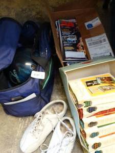 lot 37061 image: Bowling Ball & Shoes  Old Readers Digests