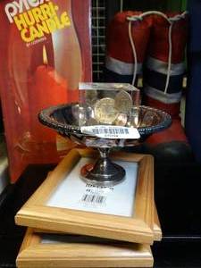 lot 37094 image: Lucite Silver Coin Collection  Pyrex  Frames and Moon Boots