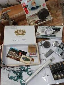 lot 37124 image: Beer Wine Hydrometer  SW Chime  Card  Golf Ball Monogram  Misc