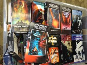 lot 37160 image: Lot of VHS Movies  Star Wars Star Trek  Misc