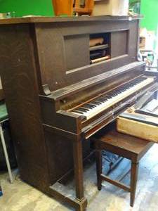lot 37133 image: Gulbransen Player Piano w Rolls