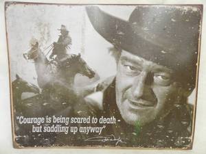 lot 1343 image: John Wayne Metal